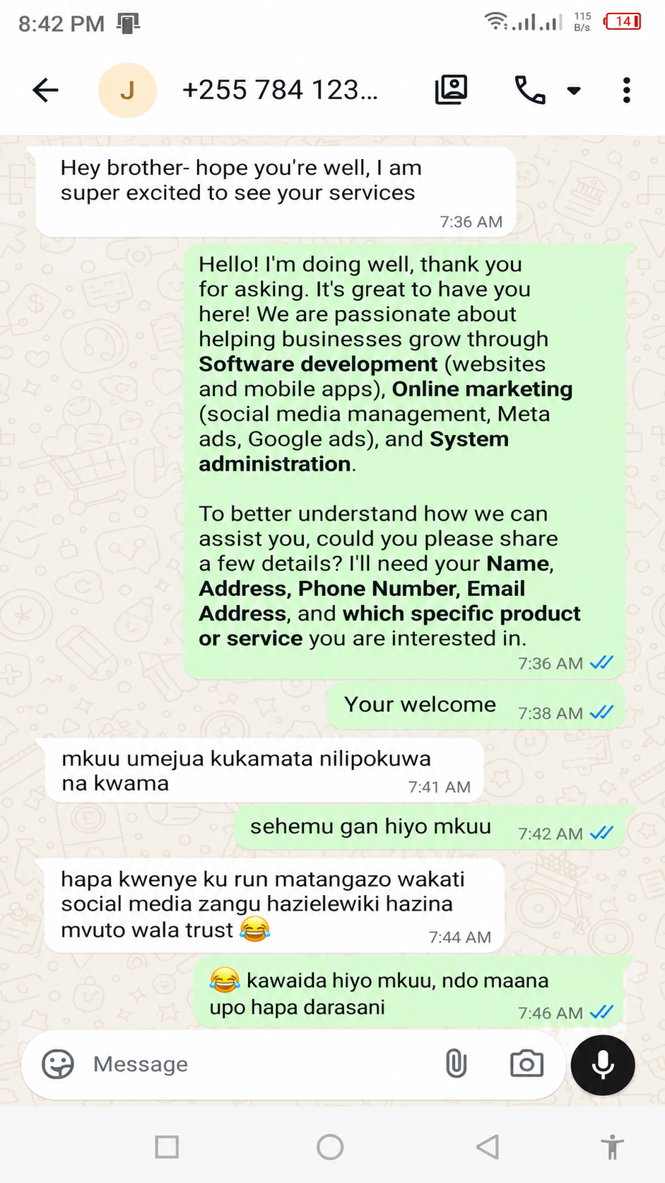 Ushuhuda wa Tour Guide 2 baada ya kutumia mfumo